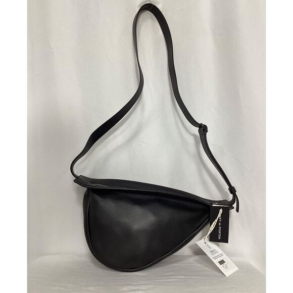 Pre Loved The Row Vintage Leather Shoulder Bag Women black Shoulder Bags - Picture 2 of 8